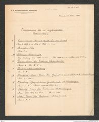 k.k. naturhistorisches Hofmuseum, Intendanzakten 1885-1896 (Hauer), Aktenzahl Z.82.a/1888, Seite 1